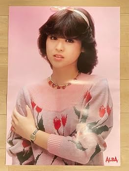 松田聖子　ポスター　特大アップ 松田聖子 ポスター
